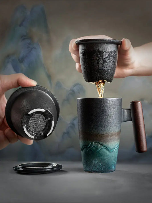 Ceramic Pottery Tea Brewer